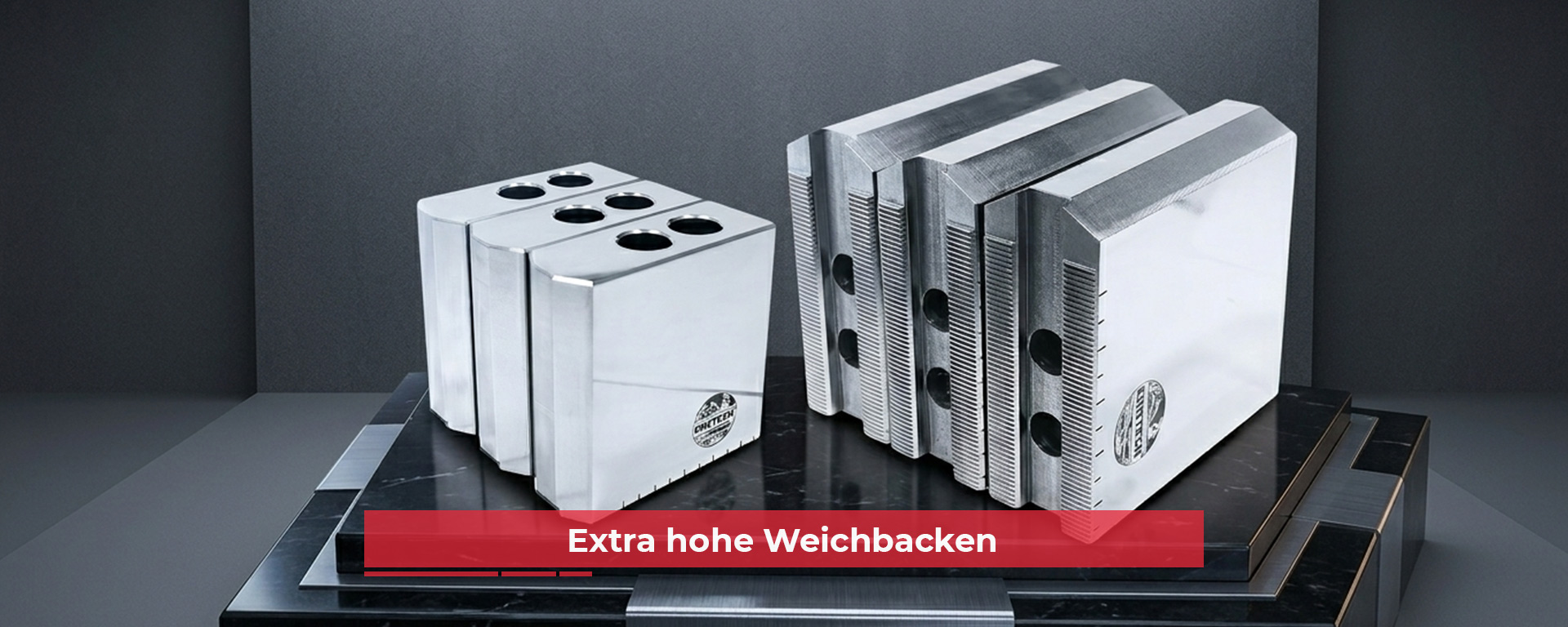 Extra hohe Weichbacken